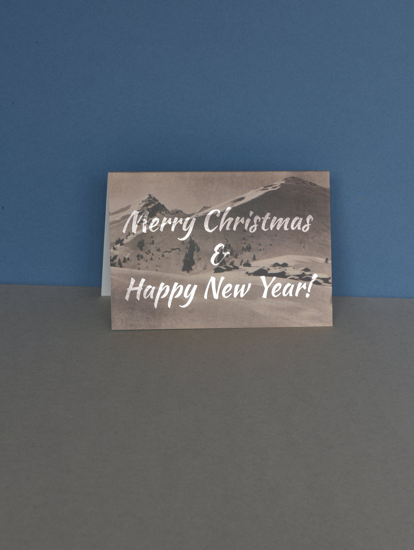 MERRY CHRISTMAS & HAPPY NEW YEAR GREETING CARD