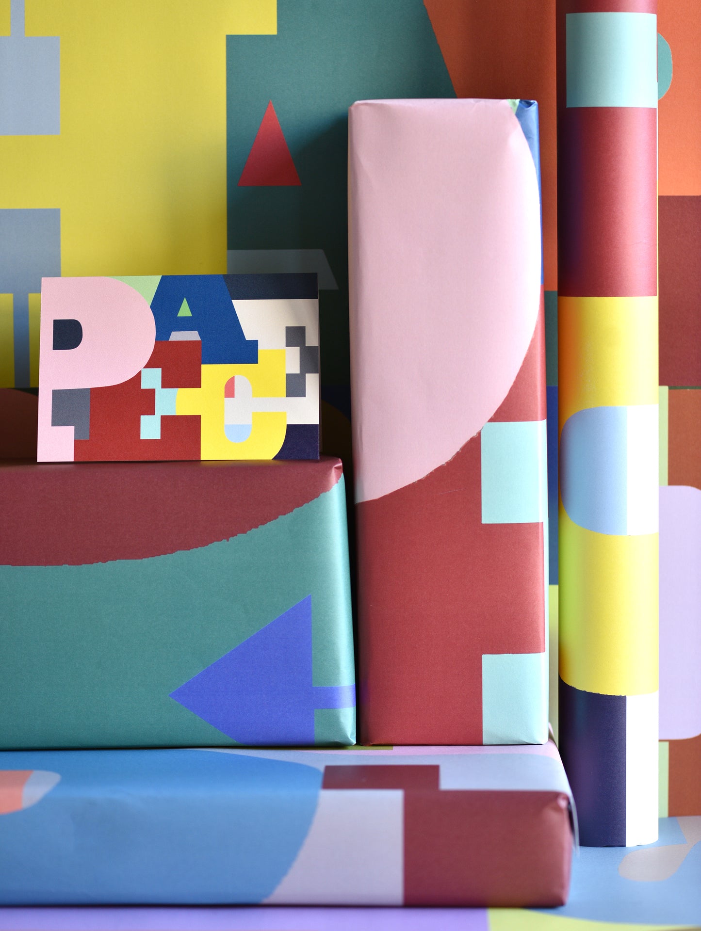 PEACE COLOUR BLOCK CARD