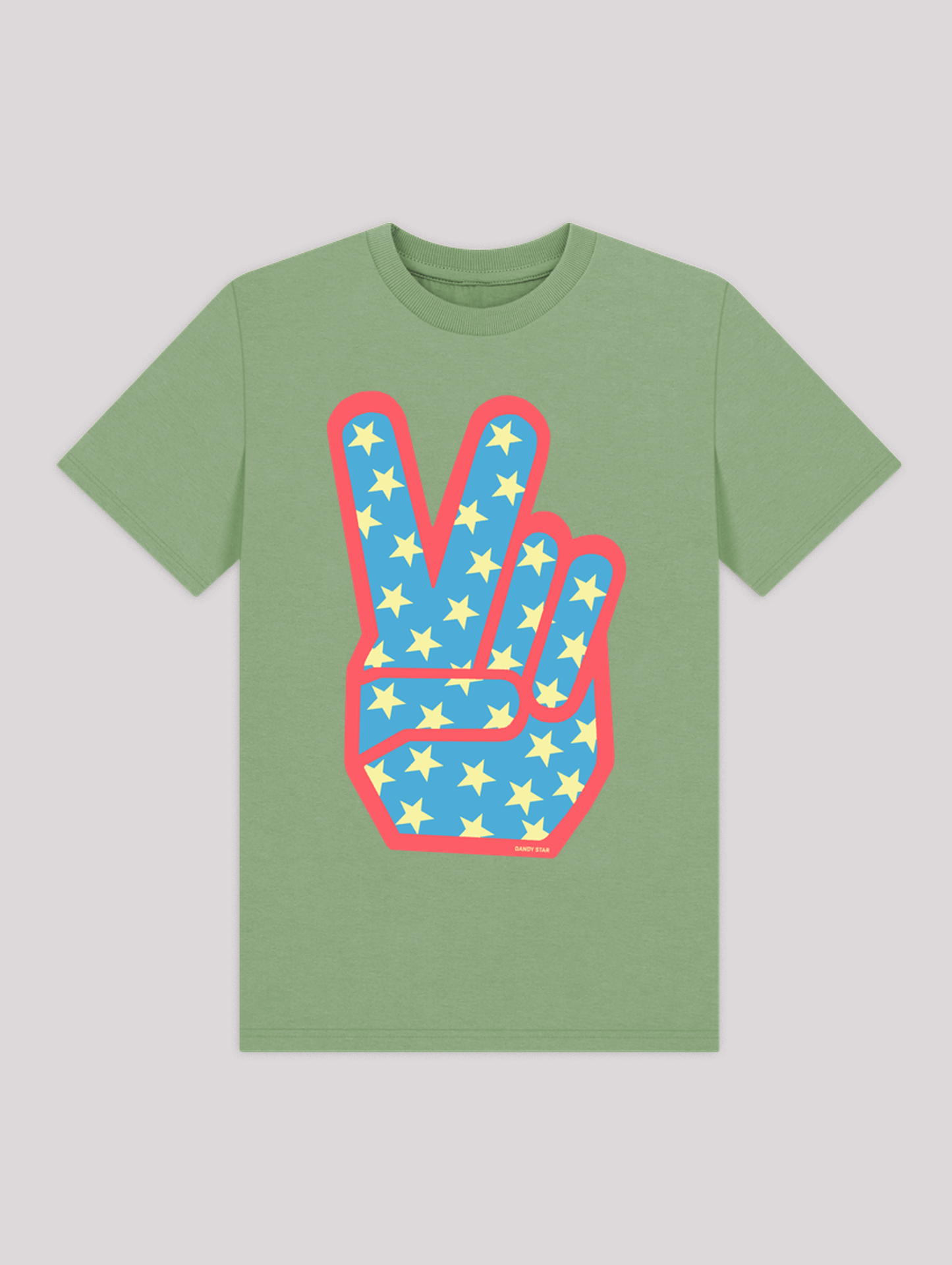 PEACE SIGN GREEN KIDS