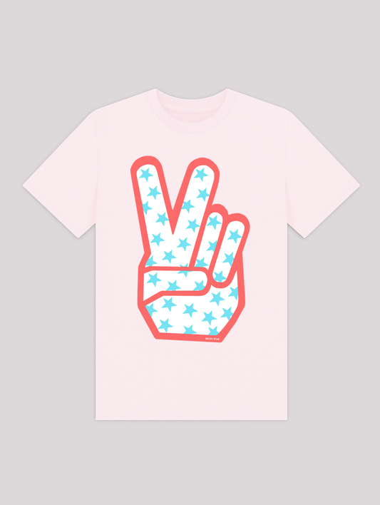 PEACE SIGN PINK KIDS