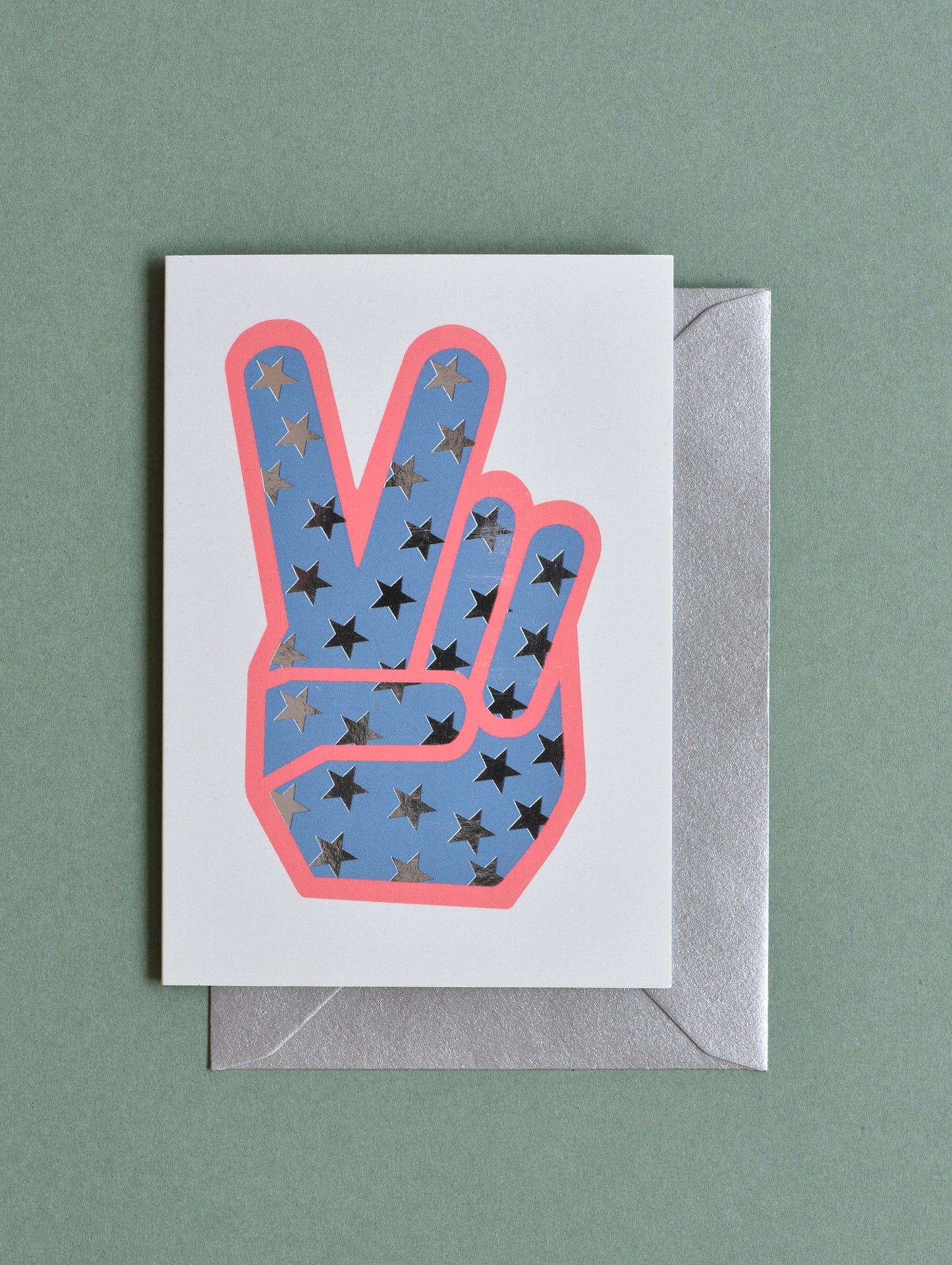 DANDY STAR PEACE SIGN GREETING CARD