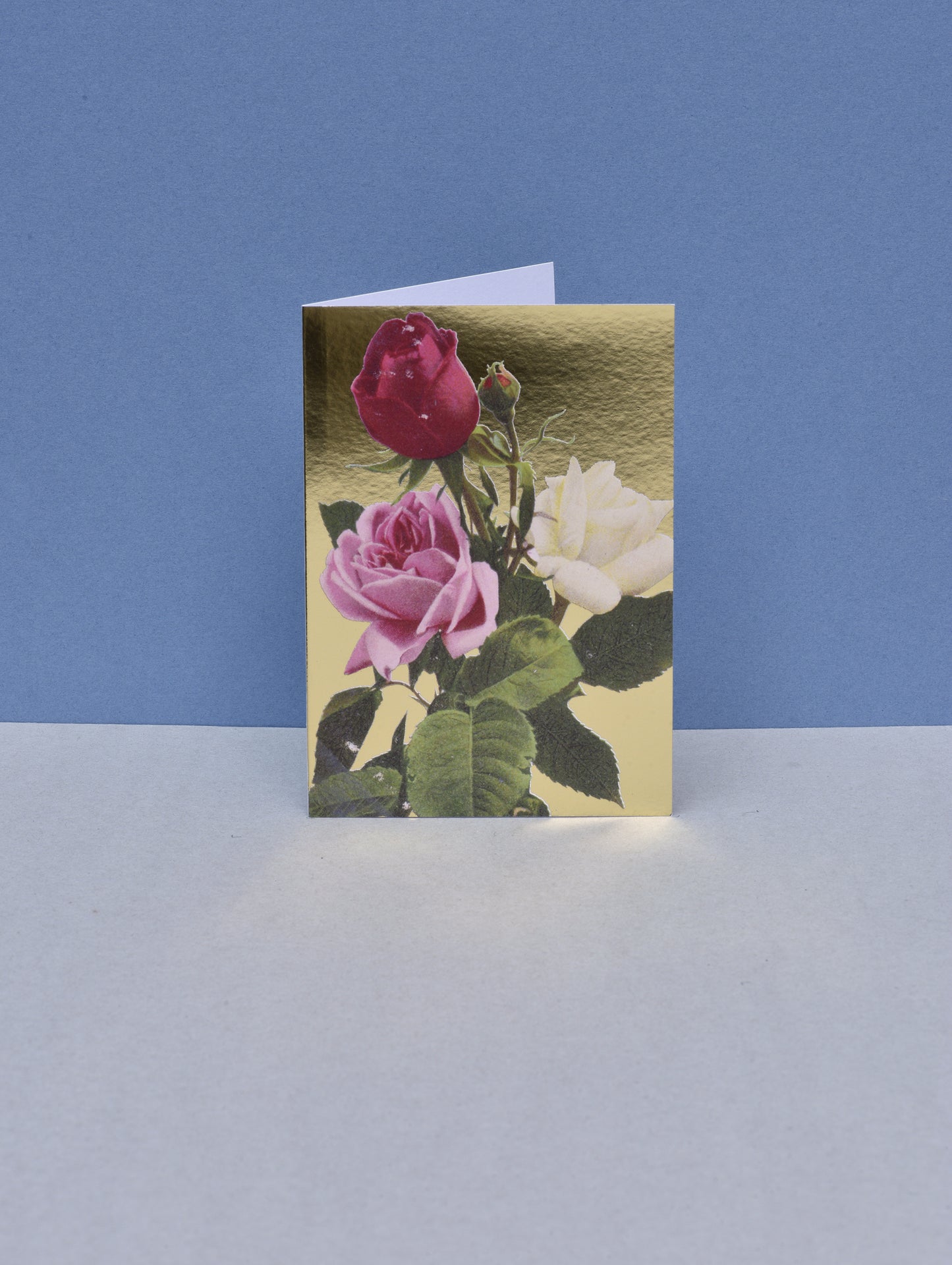 VINTAGE ROSES GREETING CARD