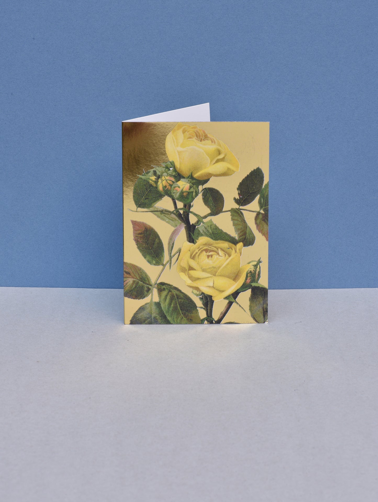 YELLOW ROSES GREETING CARD