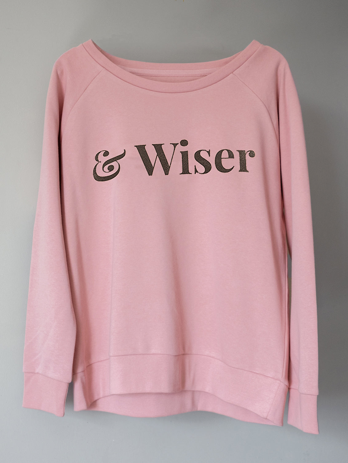 & Wiser sweatshirt dusty pink TNMA