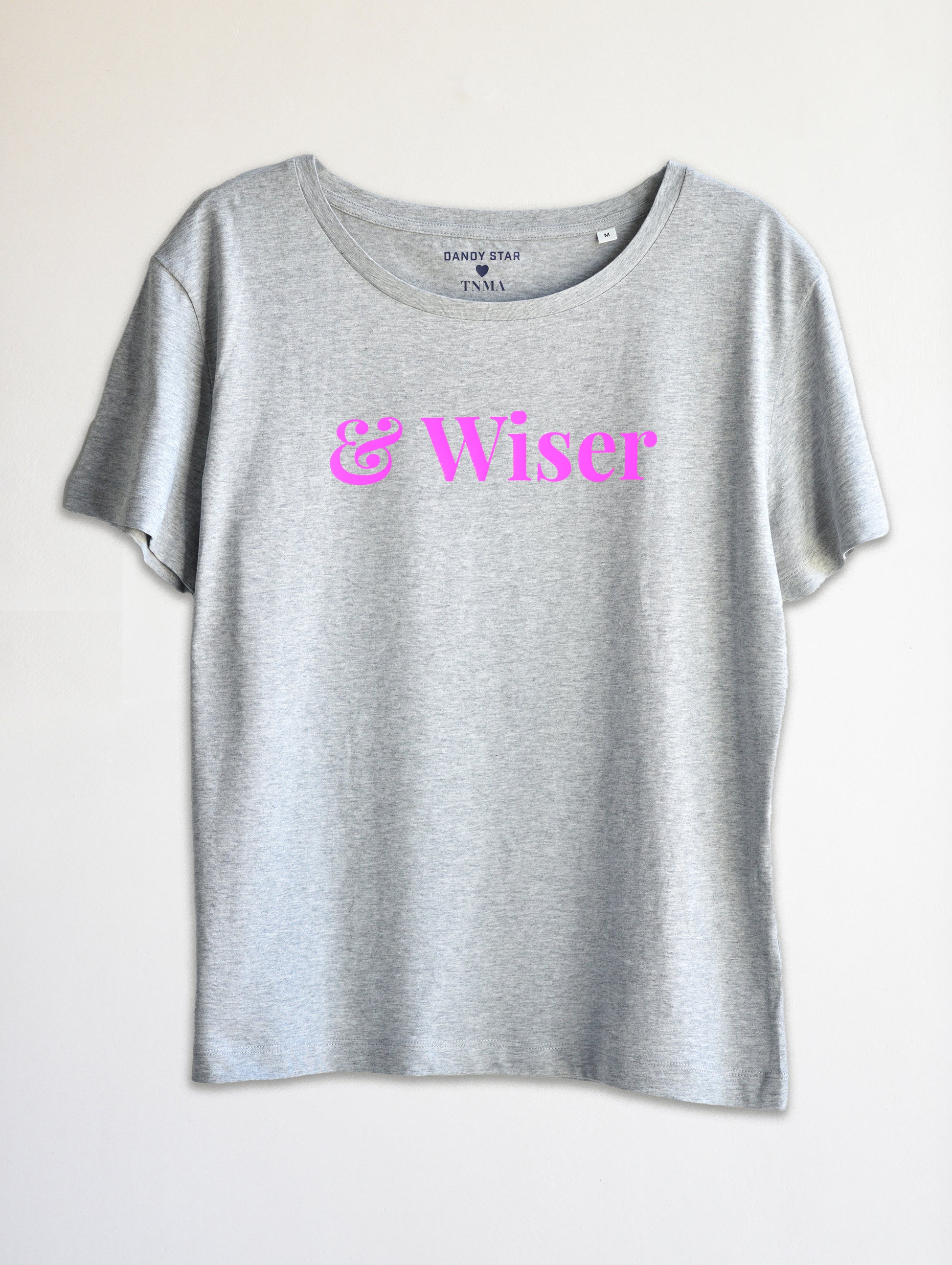 & Wiser print t-shirt