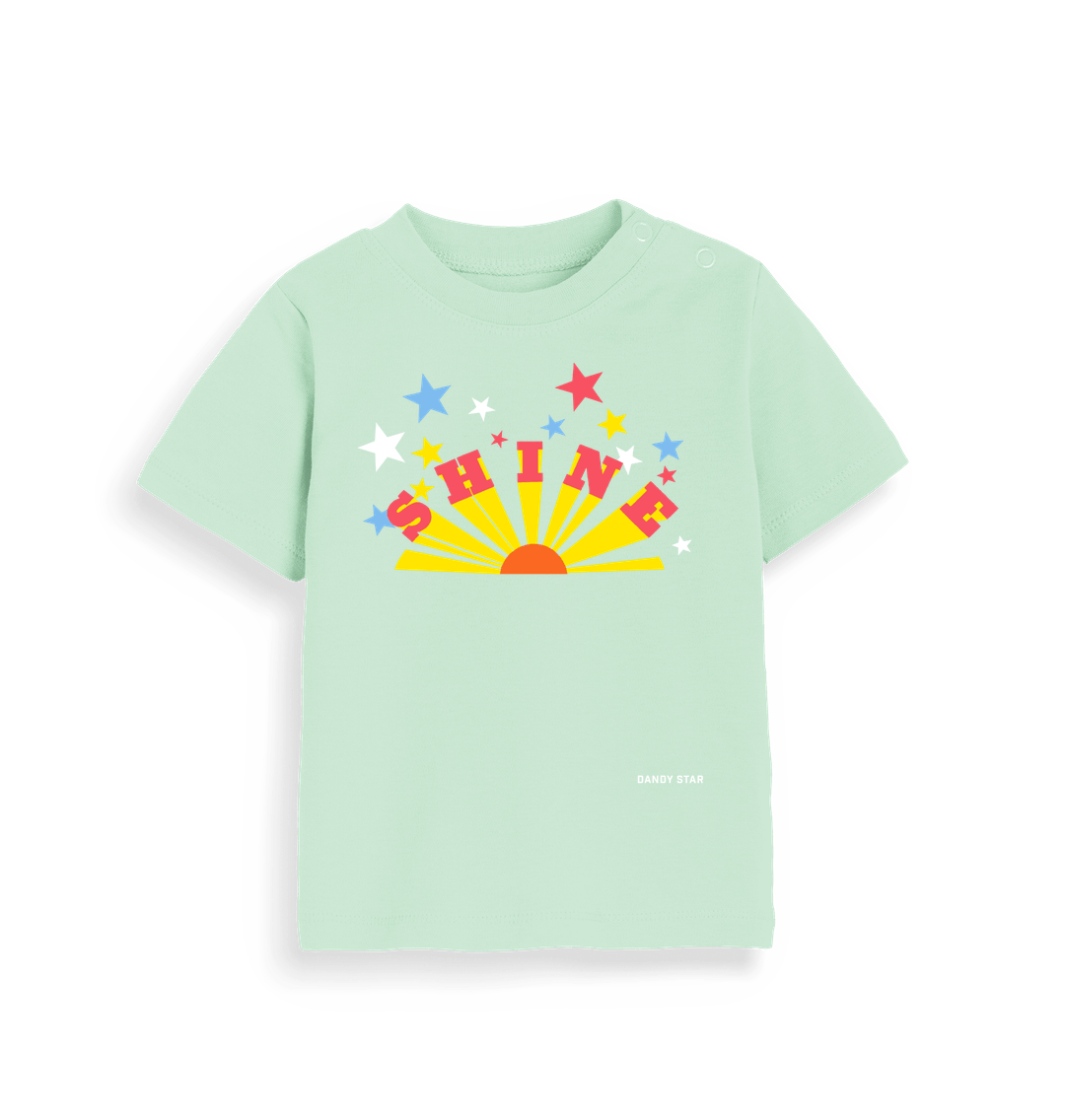 Mint Printed Kids T-Shirt