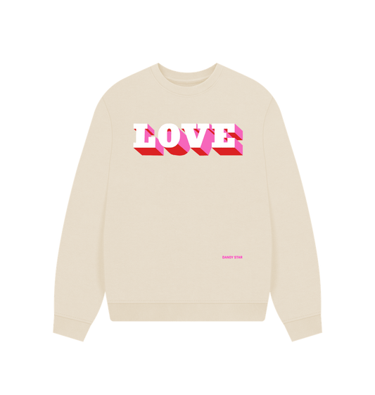 Oat Printed Sweater Front