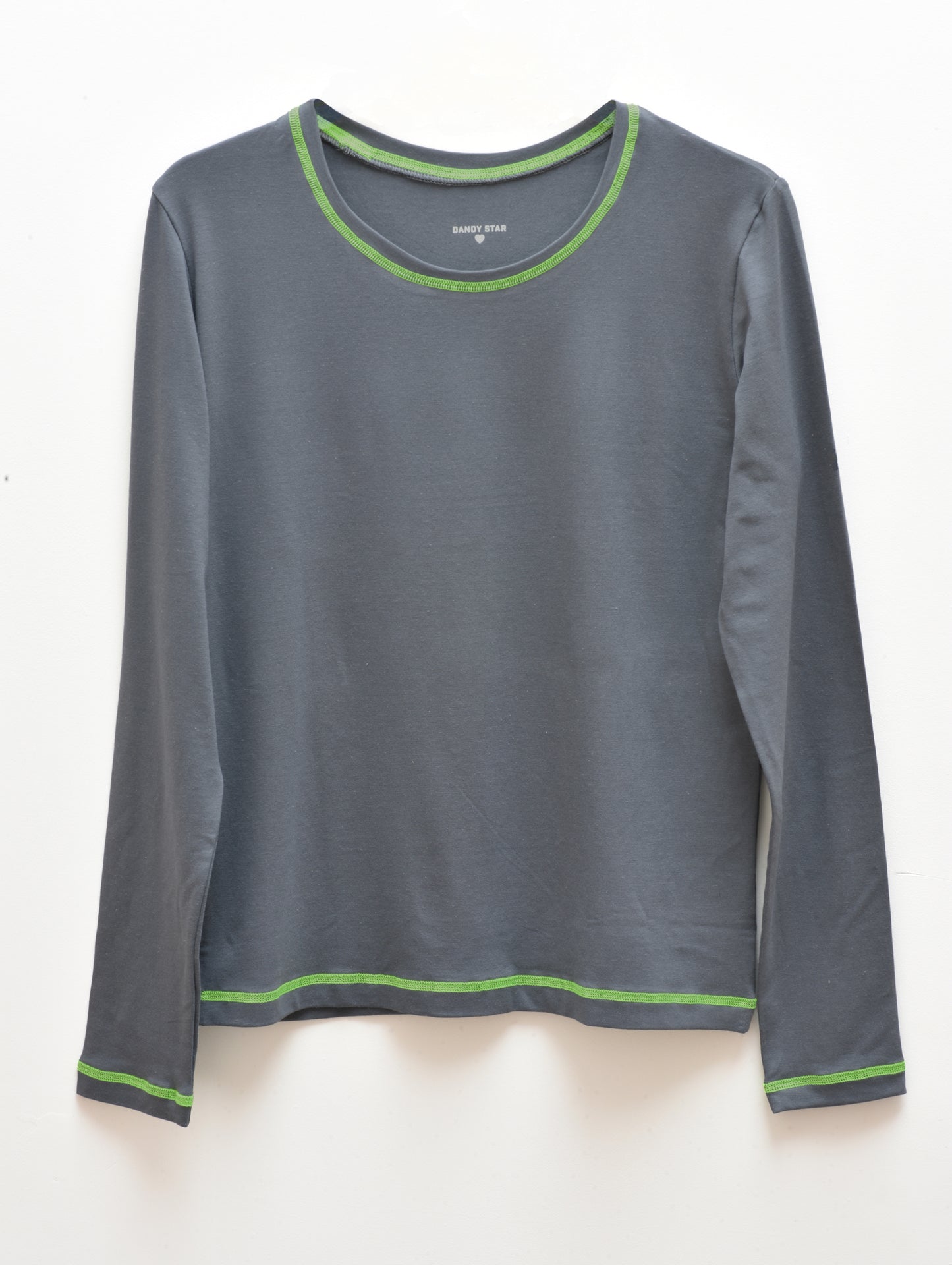 CHARCOAL LONG SLEEVE T-SHIRT