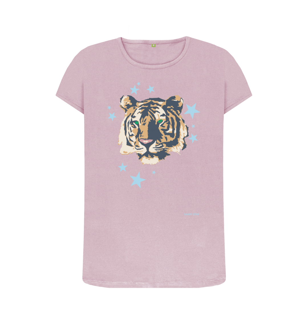 Mauve Printed T-shirt Front