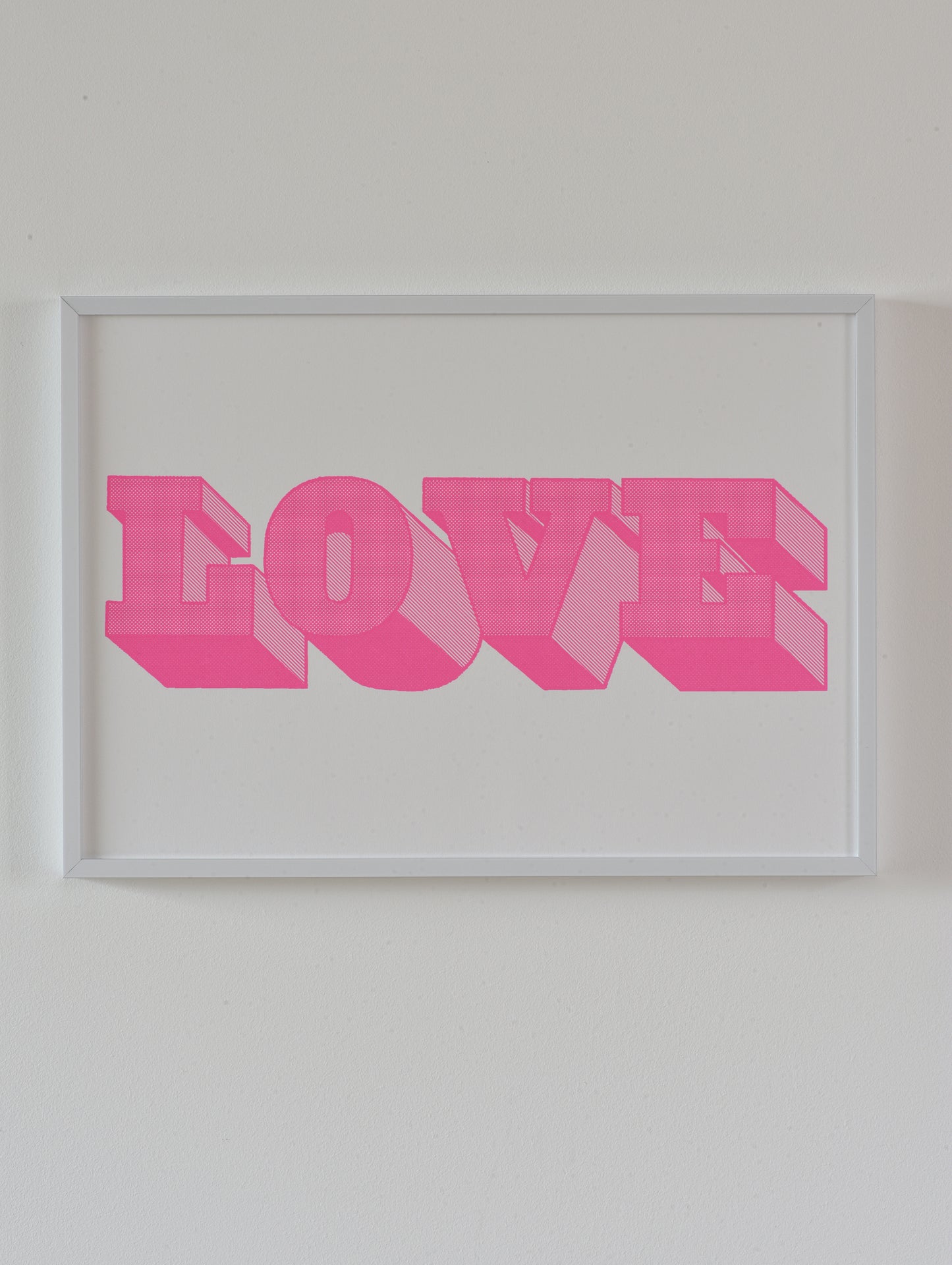 Neon Love print