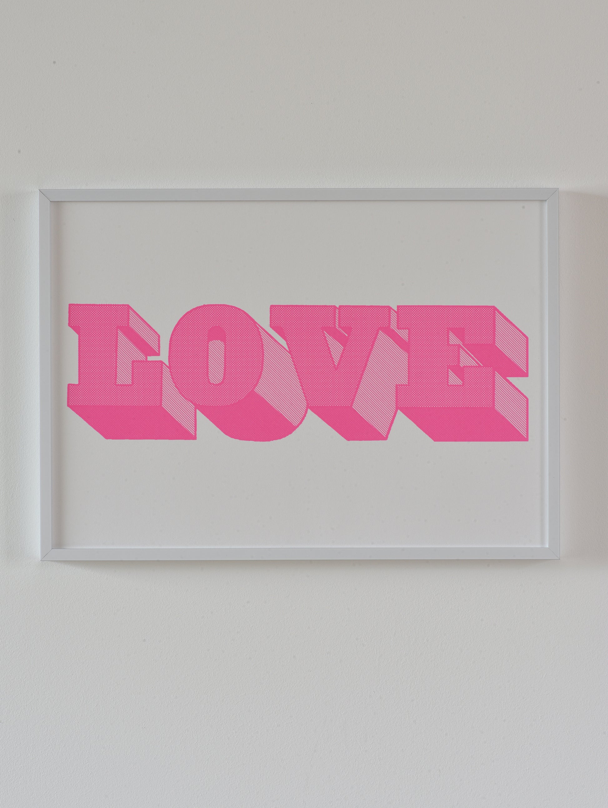 Neon Love print