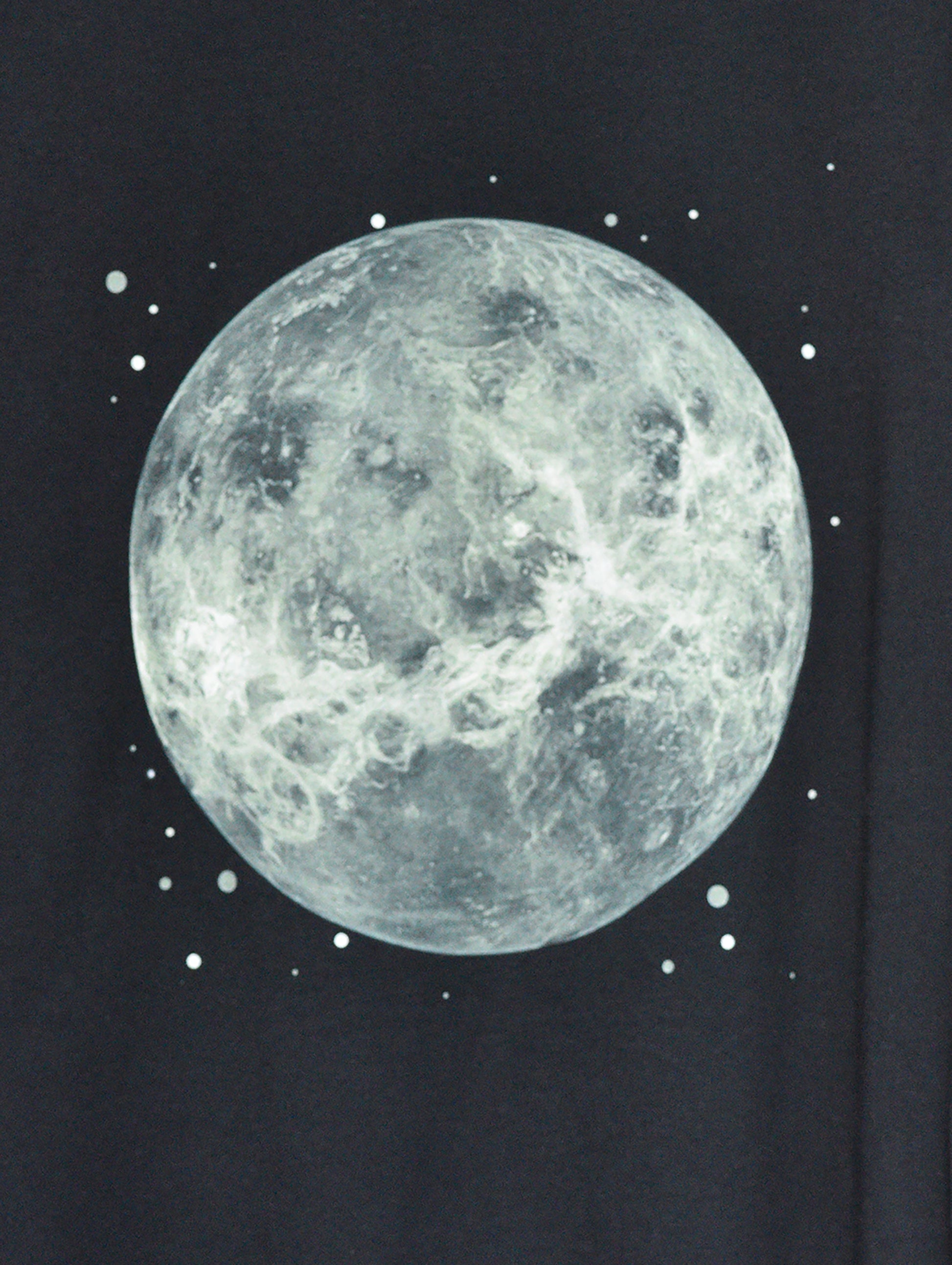 moon print close up