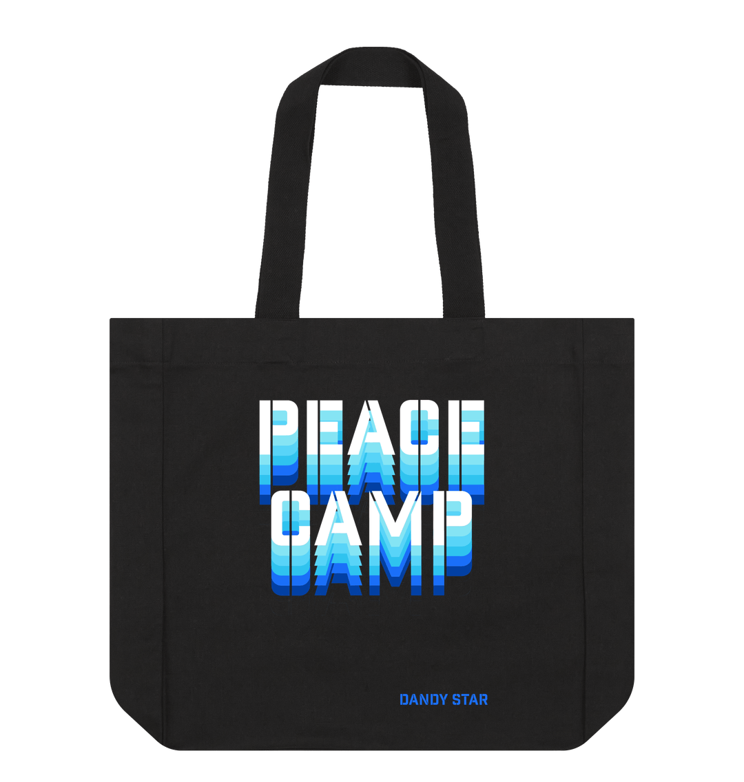 Black Printed Bag Front