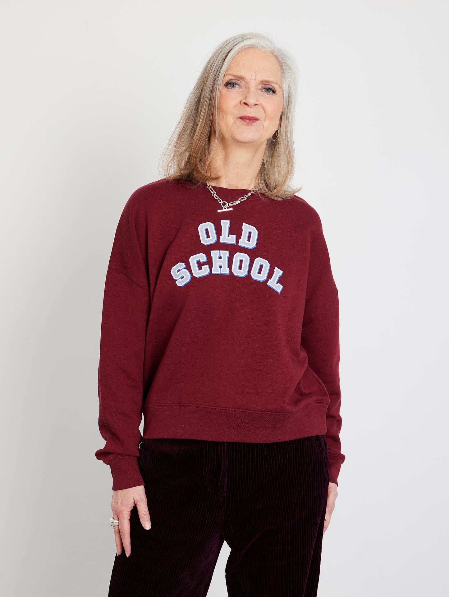 TNMA OLD SCHOOL BURGUNDY SWEATSHIRT