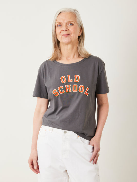 TNMA Old School T-shirt charcoal