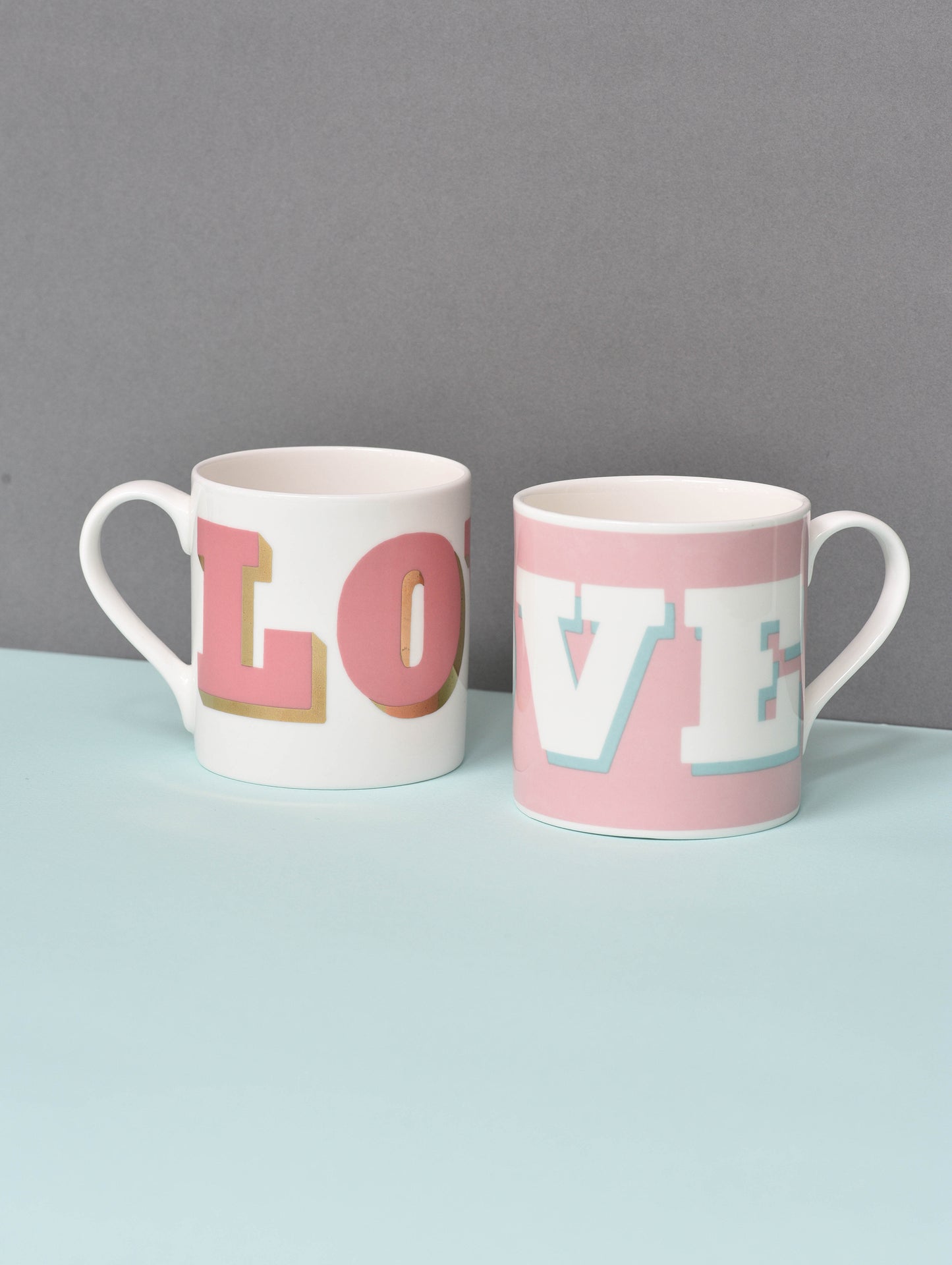 Pair of Love mugs