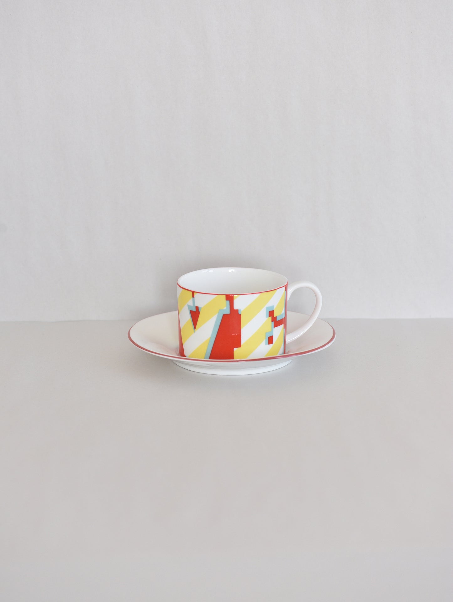 LOVE CUP & SAUCER RED