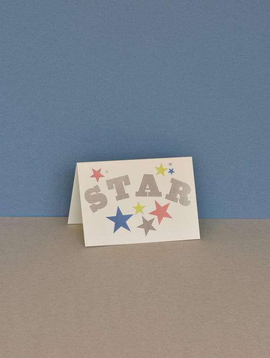 STAR GREETING CARD