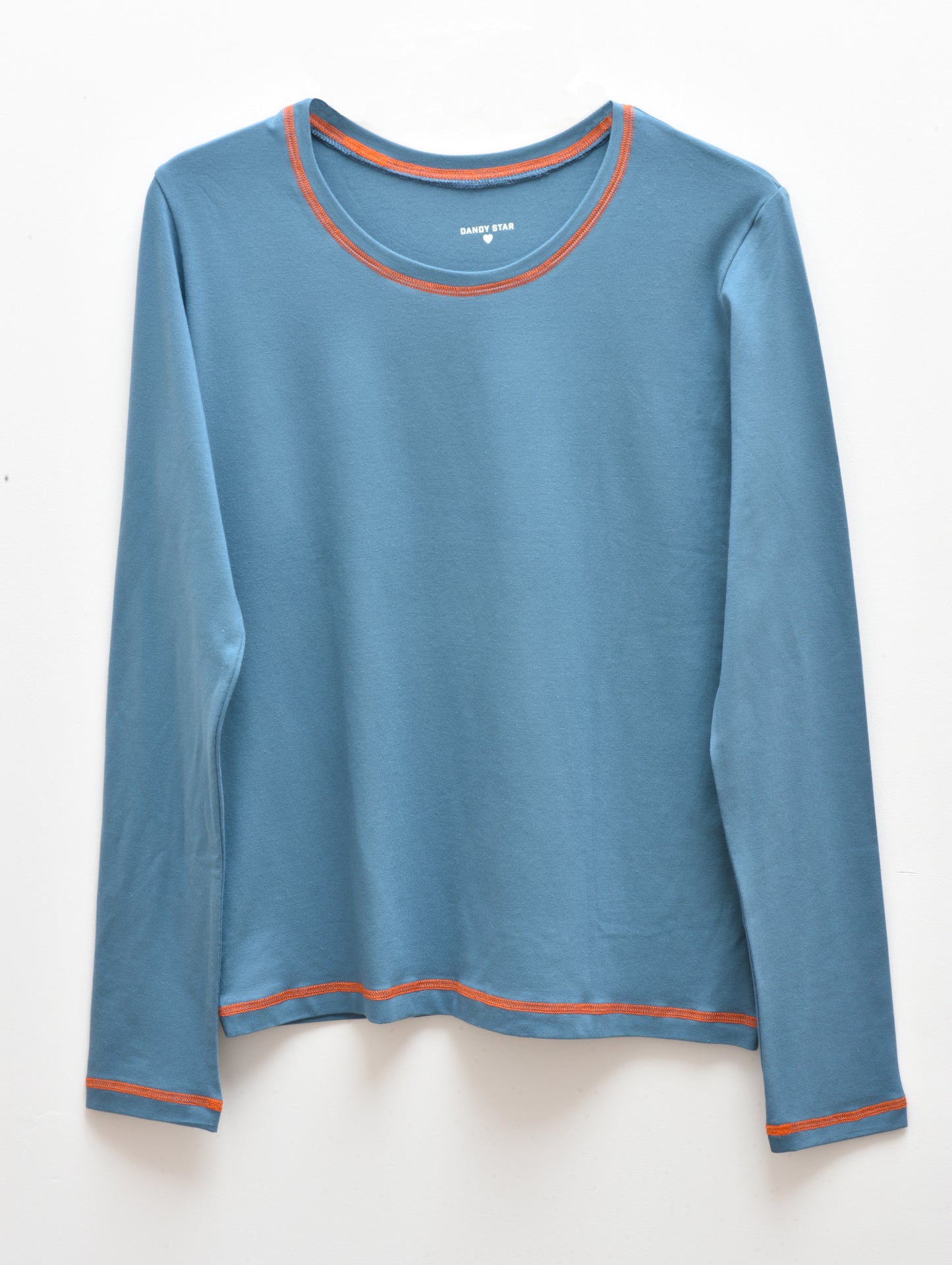 STEEL BLUE LONG SLEEVE T-SHIRT