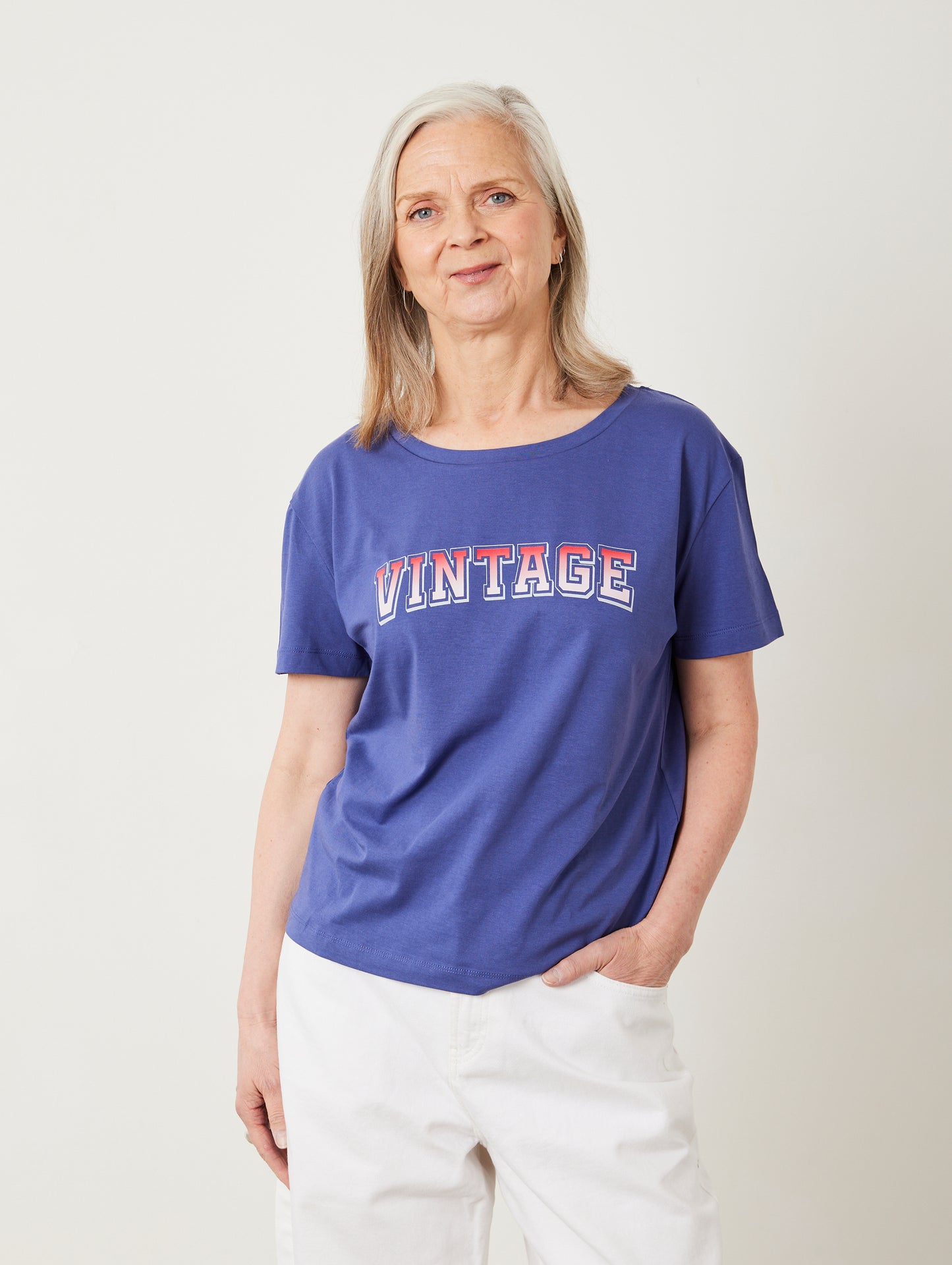 TNMA Vintage T-shirt dusty blue
