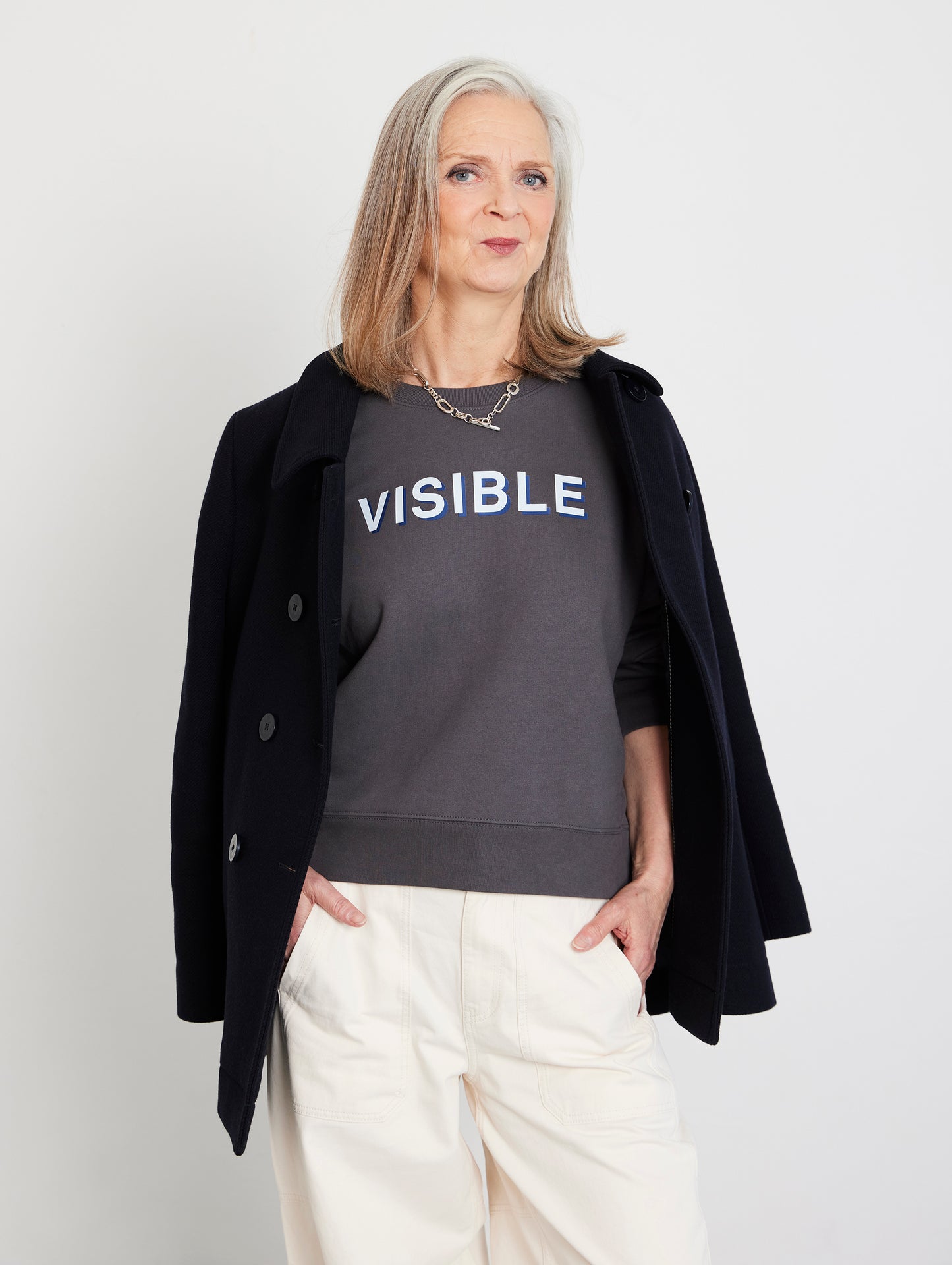 TNMA VISIBLE CHARCOAL SWEATSHIRT