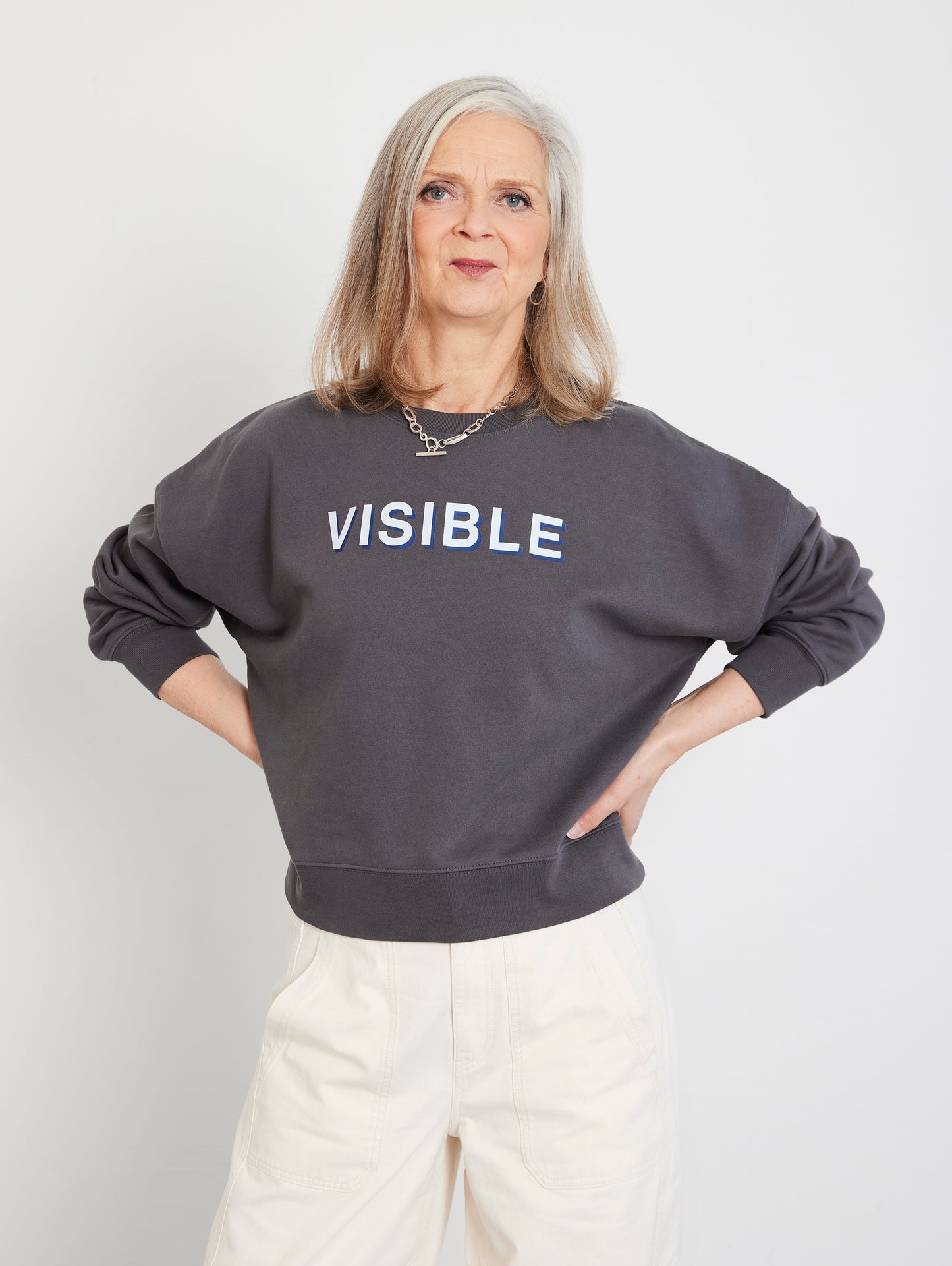 TNMA VISIBLE CHARCOAL SWEATSHIRT
