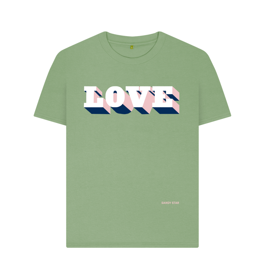 Sage Printed T-shirt Front