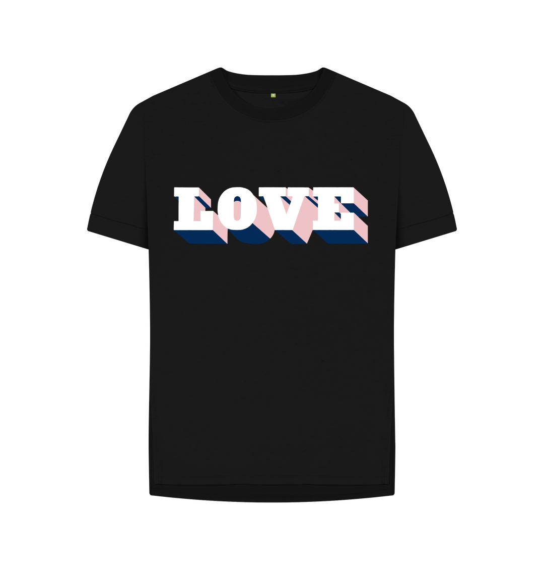 Black Printed T-shirt Front