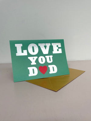 DANDY STAR LOVE YOU DAD CARD