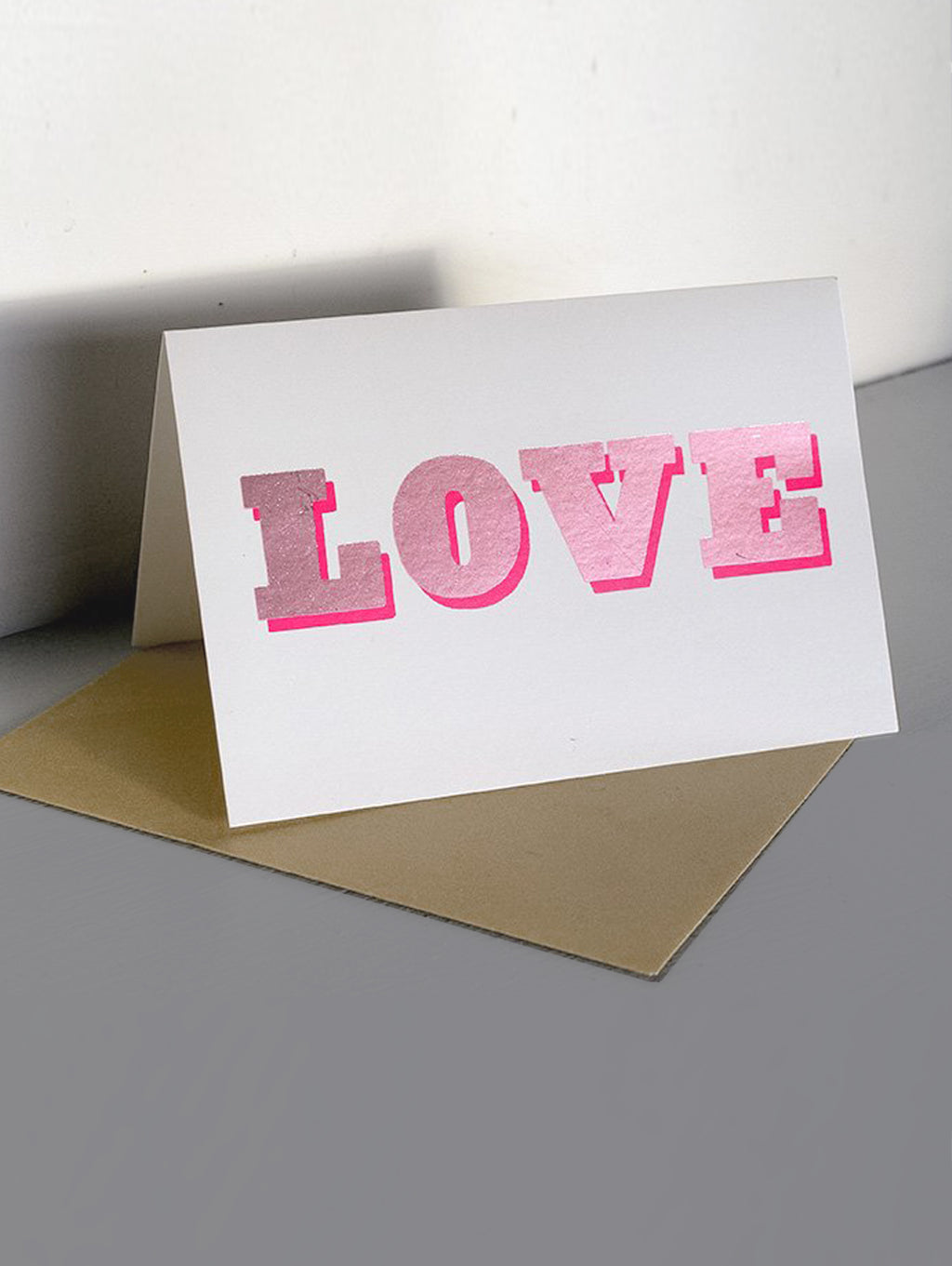 LOVE shine greeting card