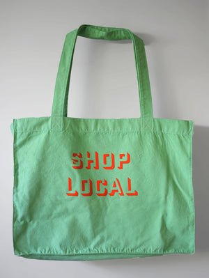 SHOP LOCAL LARGE GREEN /NEON