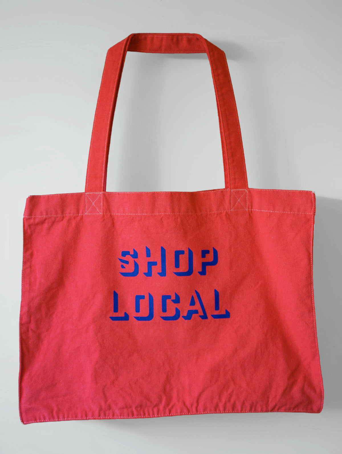 SHOP LOCAL BAG RED