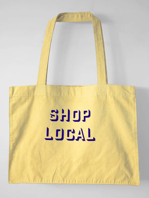 SHOP LOCAL LARGE YELLOW/NAVY