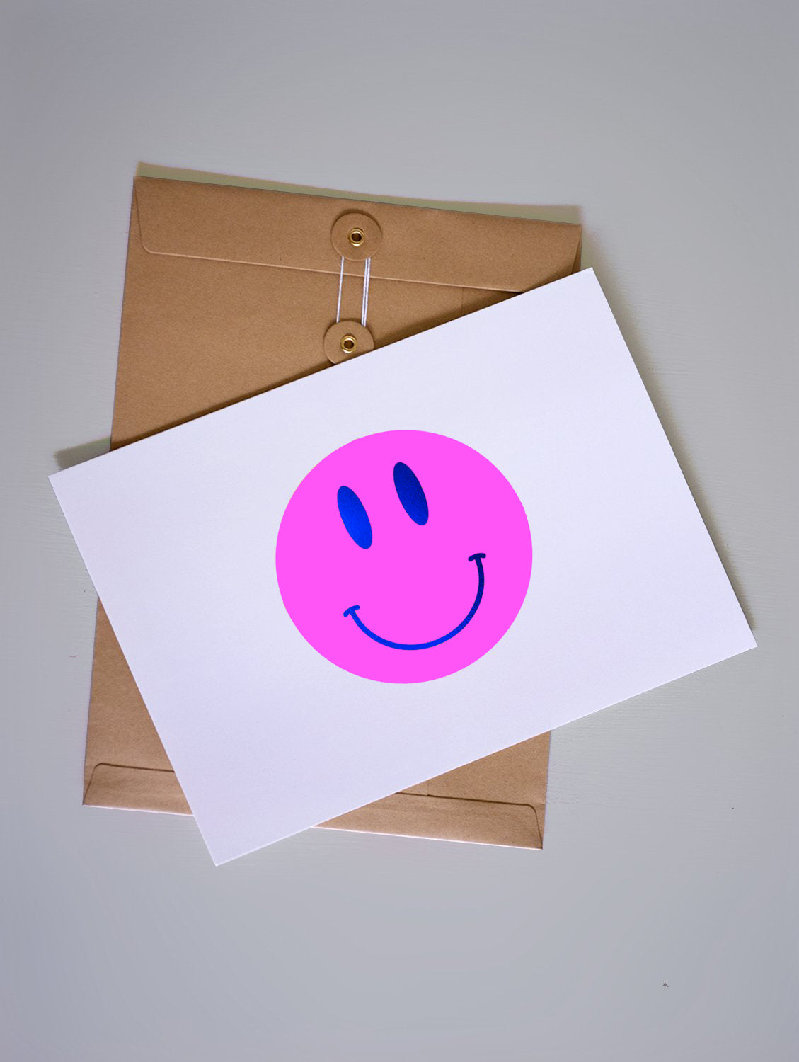 SMILEY PINK NEON A4 PRINT