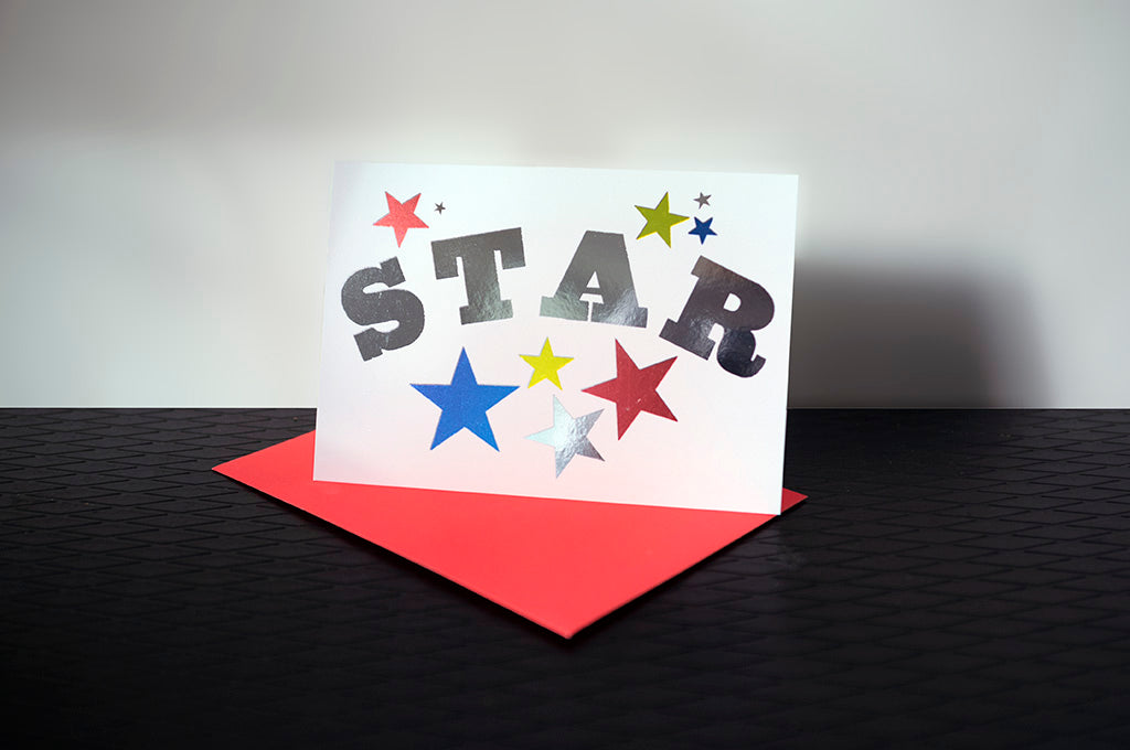 Star greeting card